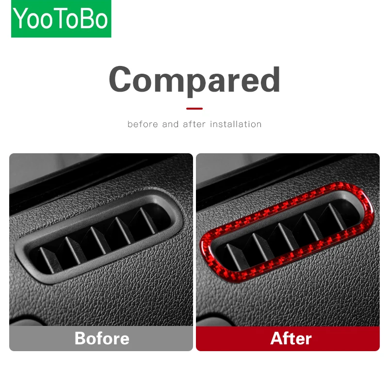 Для автомобильного интерьера Ford Mustang 2009 2013 автомобильные наклейки из углеродного