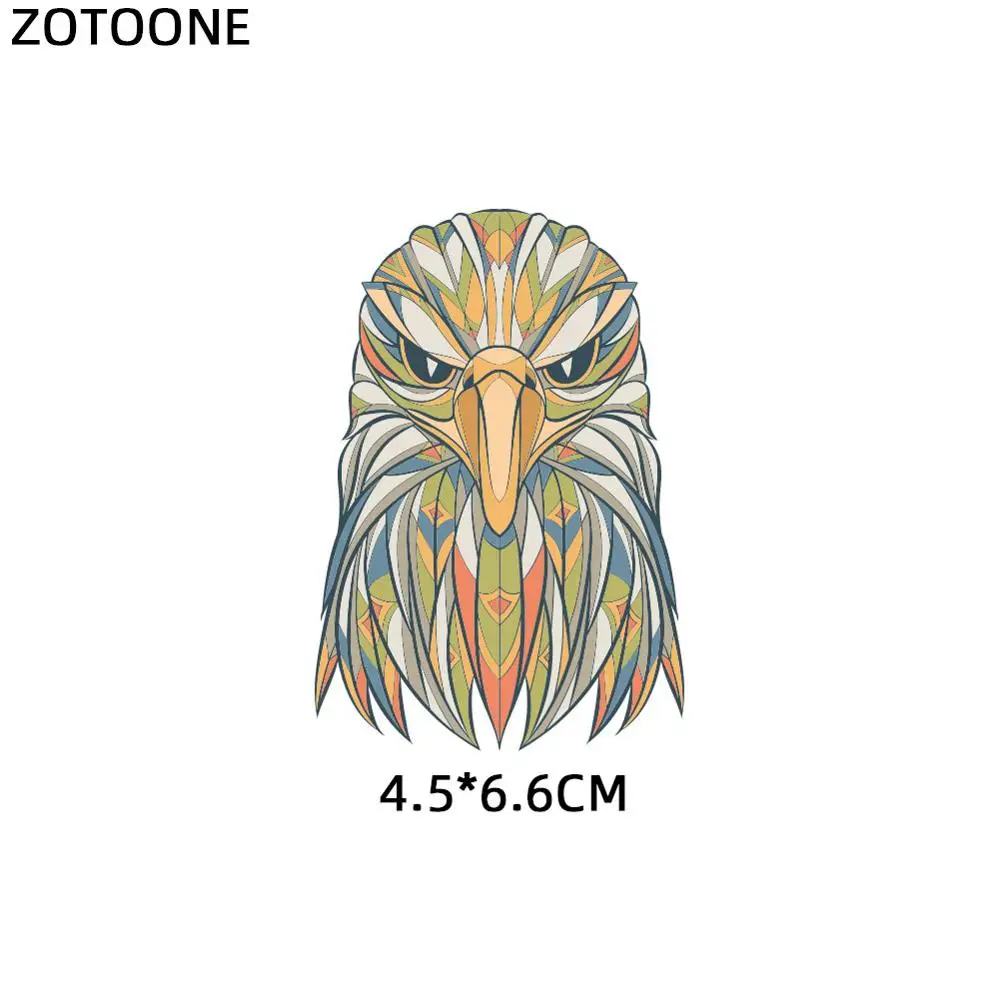 ZOTOONE трендовые 3D нашивки для одежды совы, наклейки для топов, бытовые железные приводы для животных, сделай сам, декоративные аппликации с теплопередачей - Цвет: ZT1058