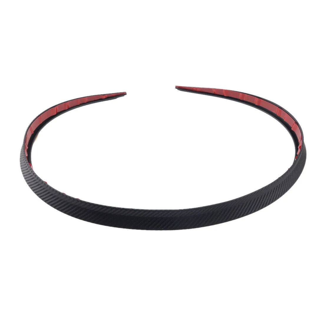 

Universal Car Rear Roof Trunk Lip Styling Moulding Trim Carbon Fiber Rubber Strip Splitter Chin Spoiler Wing Soft 1.28M