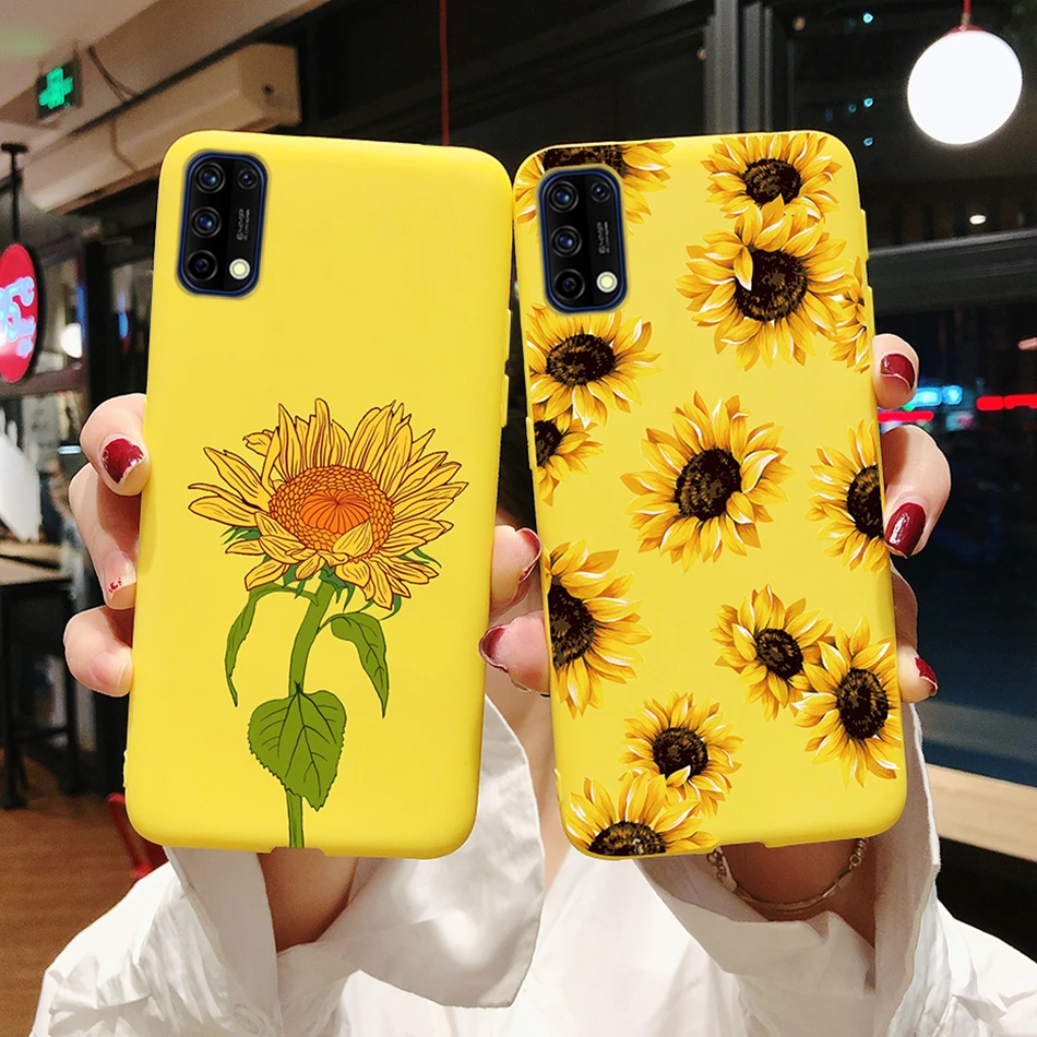 for realme 7 7pro beautiful girls heart painted candy silicone tpu phone case for oppo realme 7 rmx2155 7 pro rmx2170 case cover free global shipping