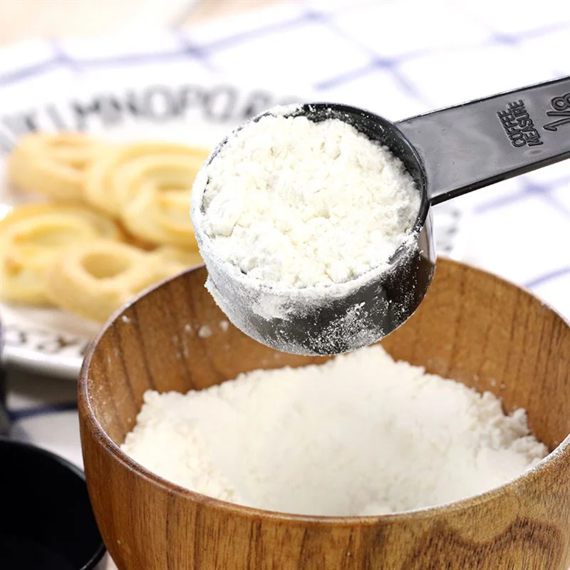 10 шт. черные мерные чашки и мерная ложка лопатка силиконовая ручка кухонный измерительный инструмент дропшиппинг