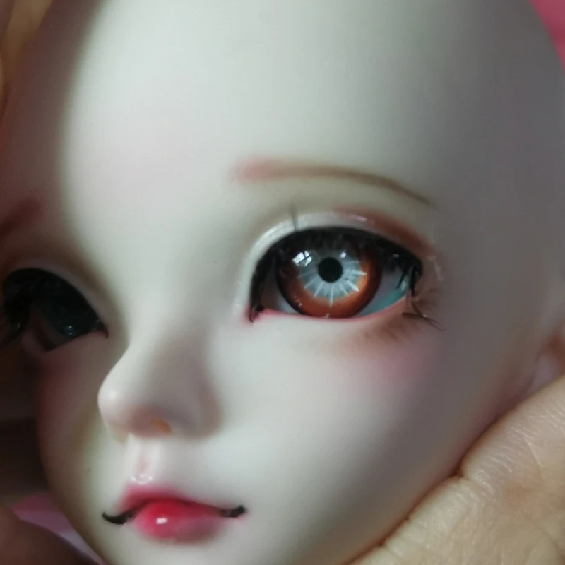 Красные блестящие BJD глаза 12mm14mm 16 мм 18 20 22 акриловые Глазные яблоки кукла ручной