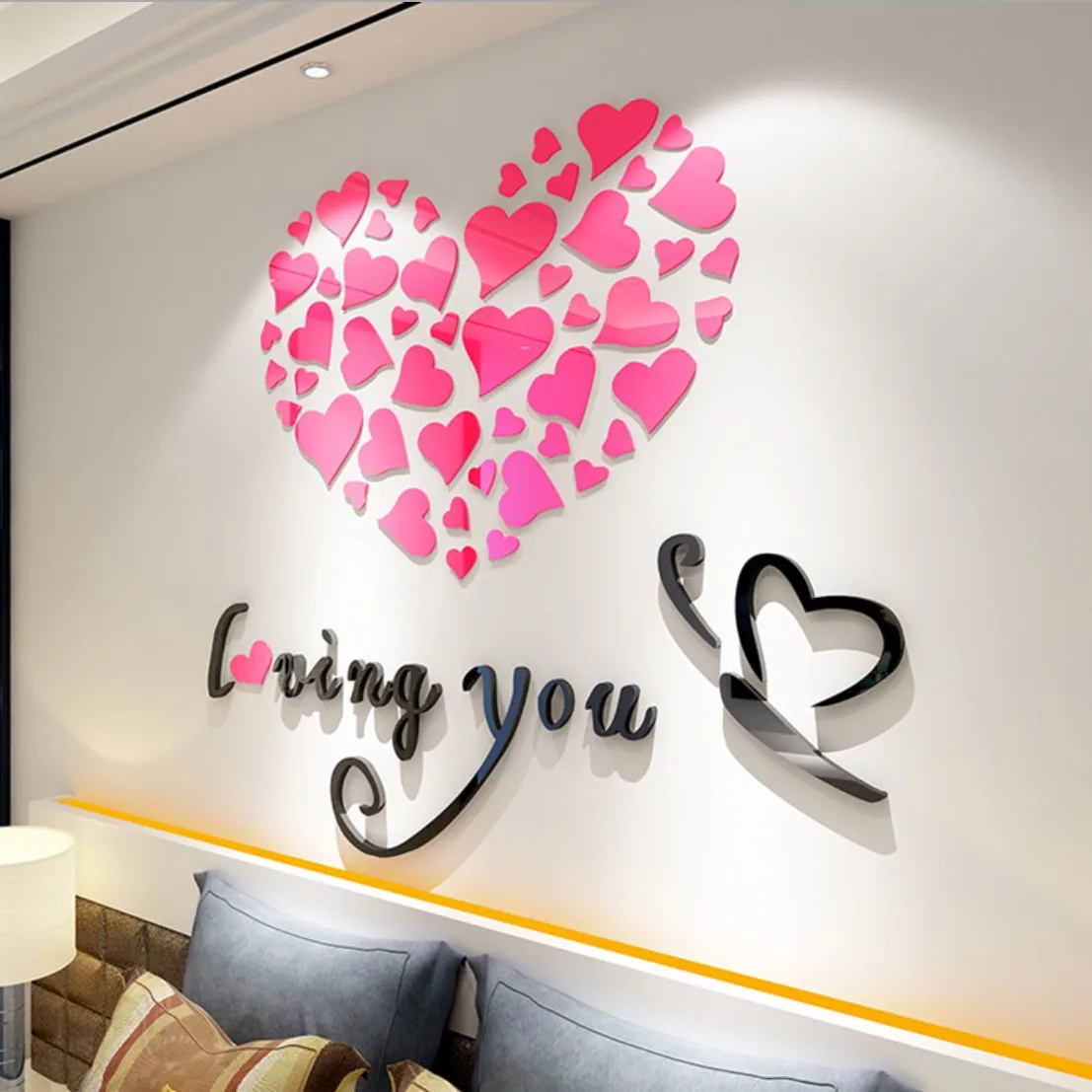 Современный китайский стиль декоративная живопись креативная бабочка в форме