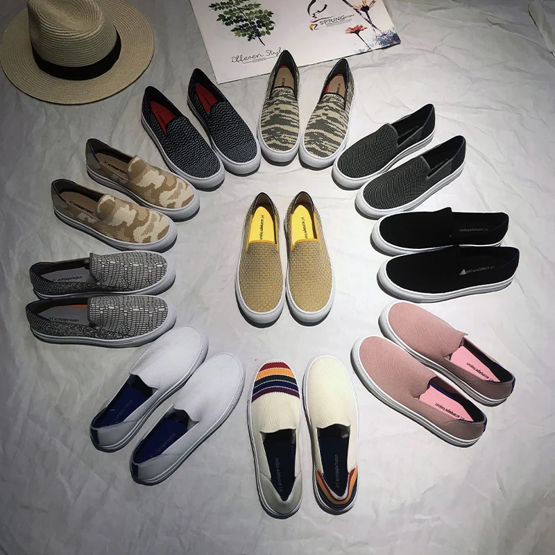 Туфли Lefu женские универсальные простые вязаные туфли лодочки повседневная обувь
