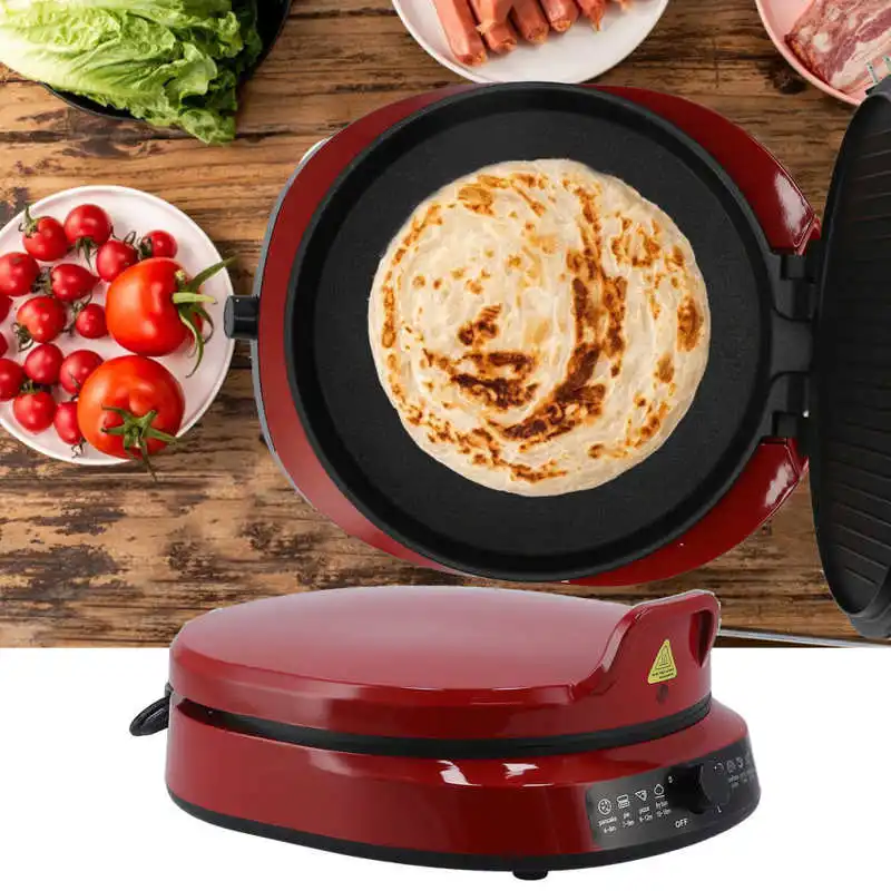 1600W Electric Baking Pan Double-Sided Heating Crepe Pancake Maker with Knob US Plug 110V Kitchen Cooking Utensil enlarge