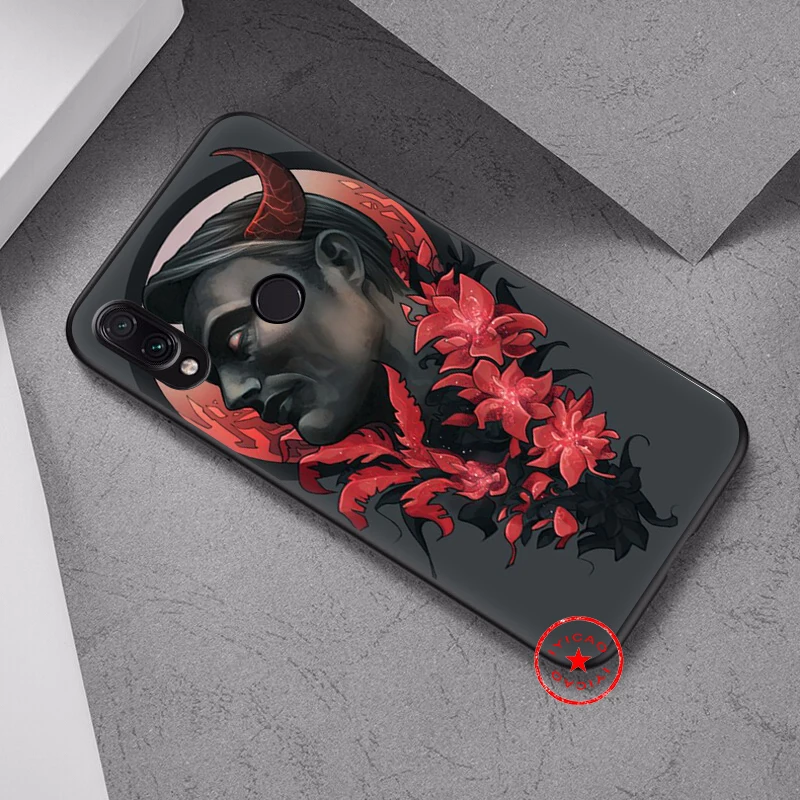 Ганнибал Eat The Rude мягкий чехол для Xiaomi Redmi Note 8 7 6 5 Pro 5A 4X Prime силиконовый |