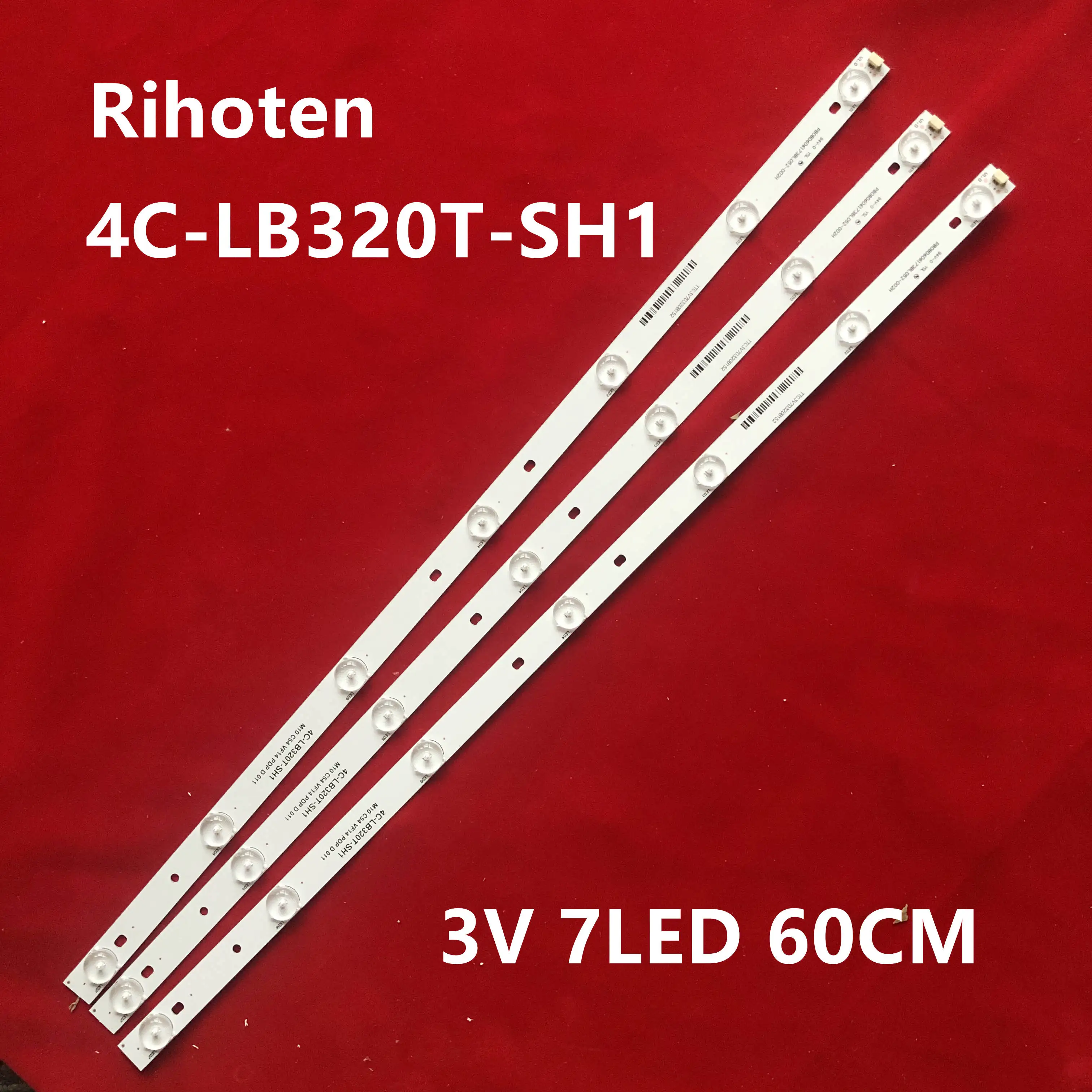 3 шт./лот для TCL L32F3309B L32F3307B LED 32C371 светодиодный 32B500 32L51 32L53 32A60 LE32D99 32E10 светодиодная