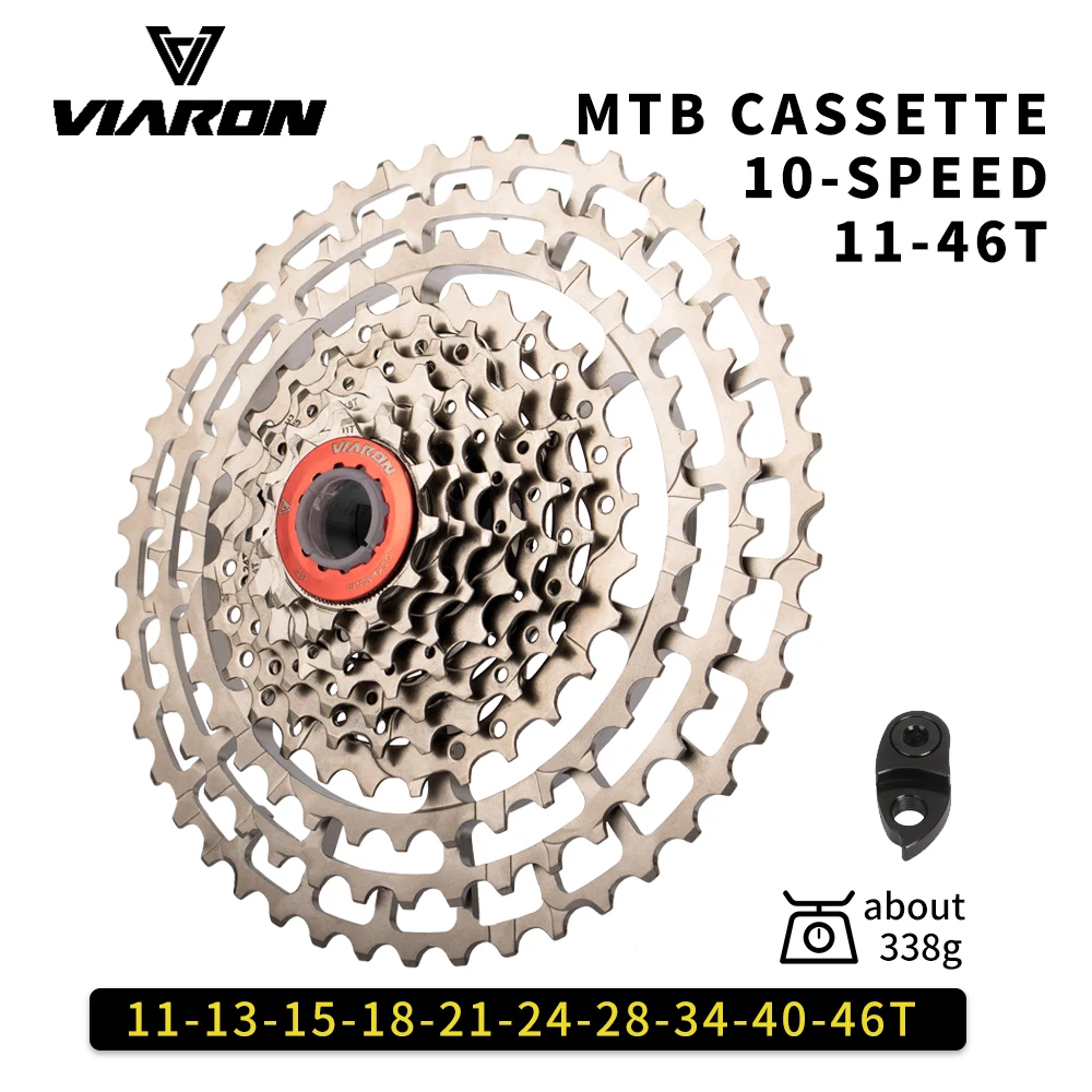 Велосипедная кассета VIARON MTB 10 11 12 скоростей Ультралегкая алюминиевый сплав