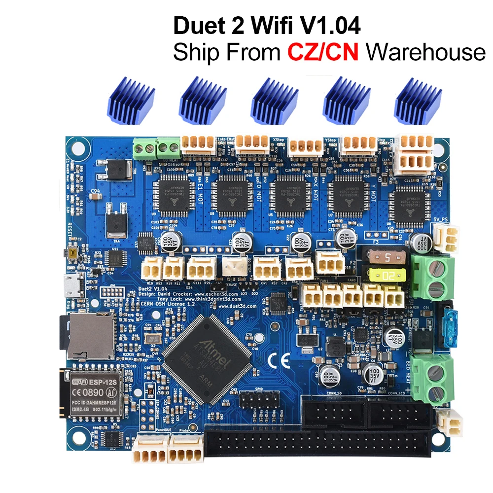 Клонированная плата управления Duet 2 Wifi V1.04 32 битная Duet2 бита для принтера ender 3 V2 Pro