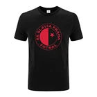 Мужская Повседневная футболка с коротким рукавом и графическим принтом