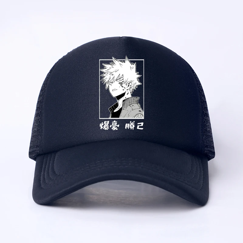 

Anime My Hero Academia Green Valley Baseball Cap Men's Women's Hip-hop Dad Mesh Hat Trucker Hat Summer Fashion Cap Dad Hat