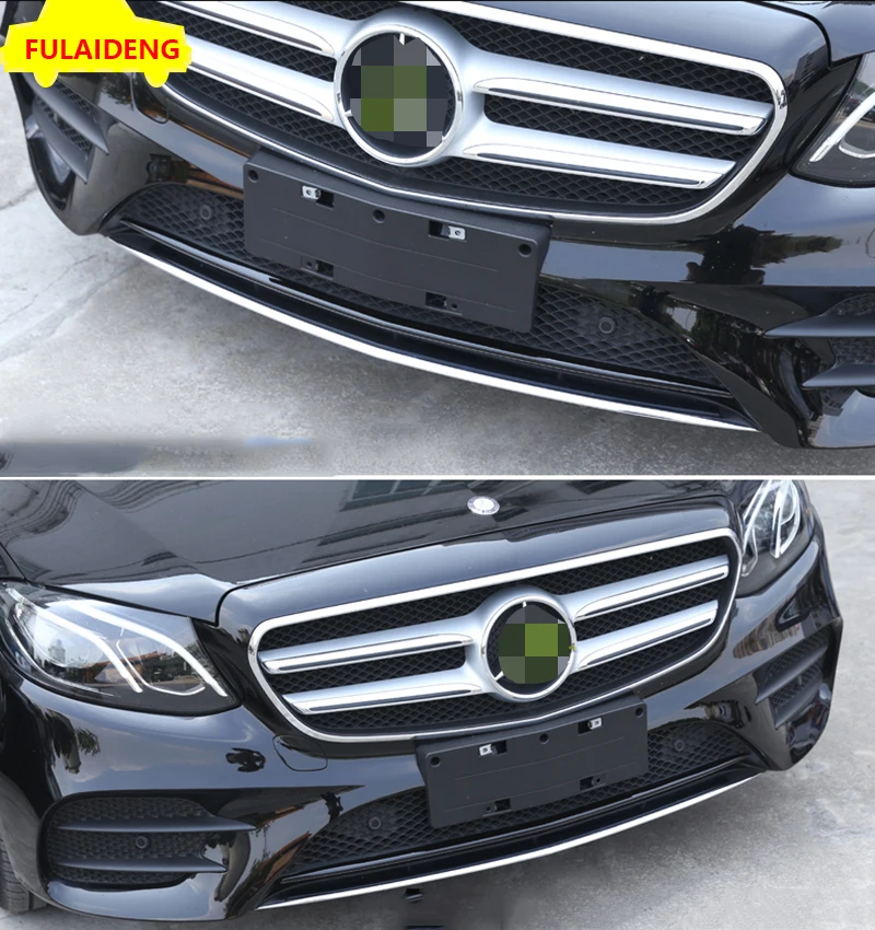 1pcs For Benz E-Class W213 2016-2019 ABS Front Bottom Grill Grid Grille Cover Trim Car Styling Accessories | Автомобили и