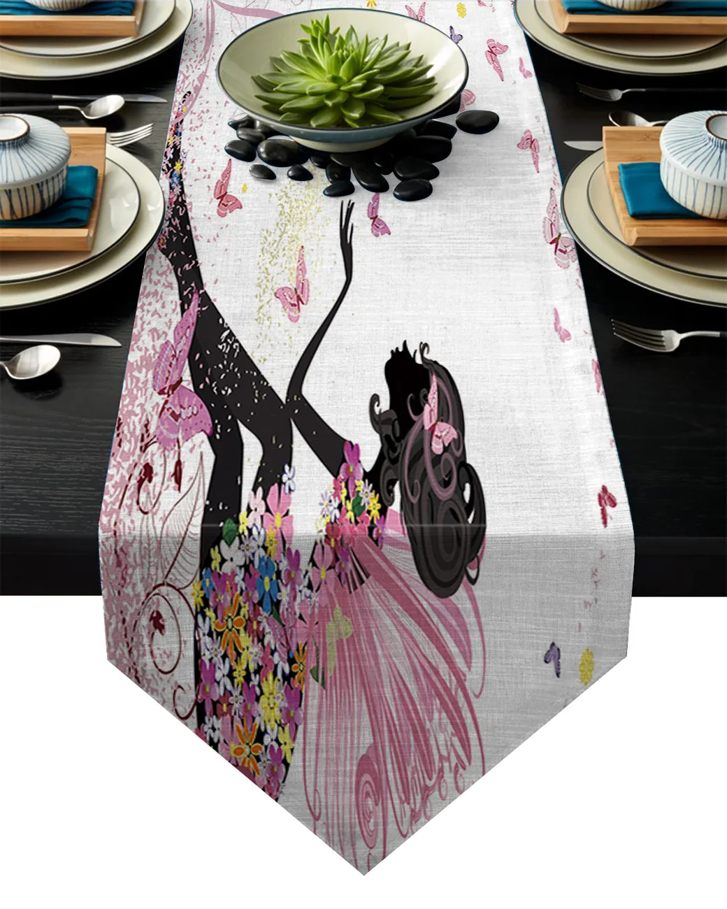 Африканский женский столик дорожка для девочек винтажный Свадебный пикника