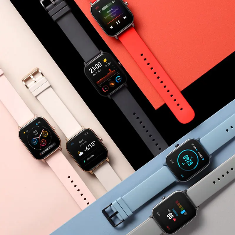 Глобальная версия Amazfit GTS Смарт-часы Xiaomi Huami gps Профессиональные Водонепроницаемые Смарт-часы 12 спортивных режимов сердечного ритма Android iOS