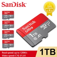 original sandisk memory card ultra micro sd card 128gb 200gb 256gb 64gb 512gb 1tb tf flash card uhs 1 sdhcsdx 120ms