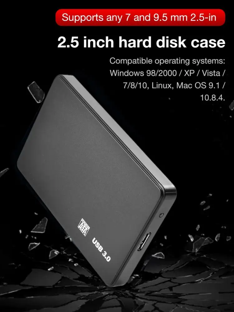 2 5 дюймовый серийный блок для жесткого диска Sata к USB 5/2 0 адаптер Гбит/с бокс
