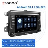 essgoo android 10 1 car radio 2 din carplay 7 inch autoradio stereo multimedia player for volkswagen vw passat touran golf polo