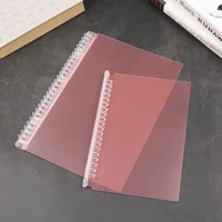 a5b5 2026 hole binder circle bluepink pp loose leaf cover index divider separator notebook accessory stationery useful