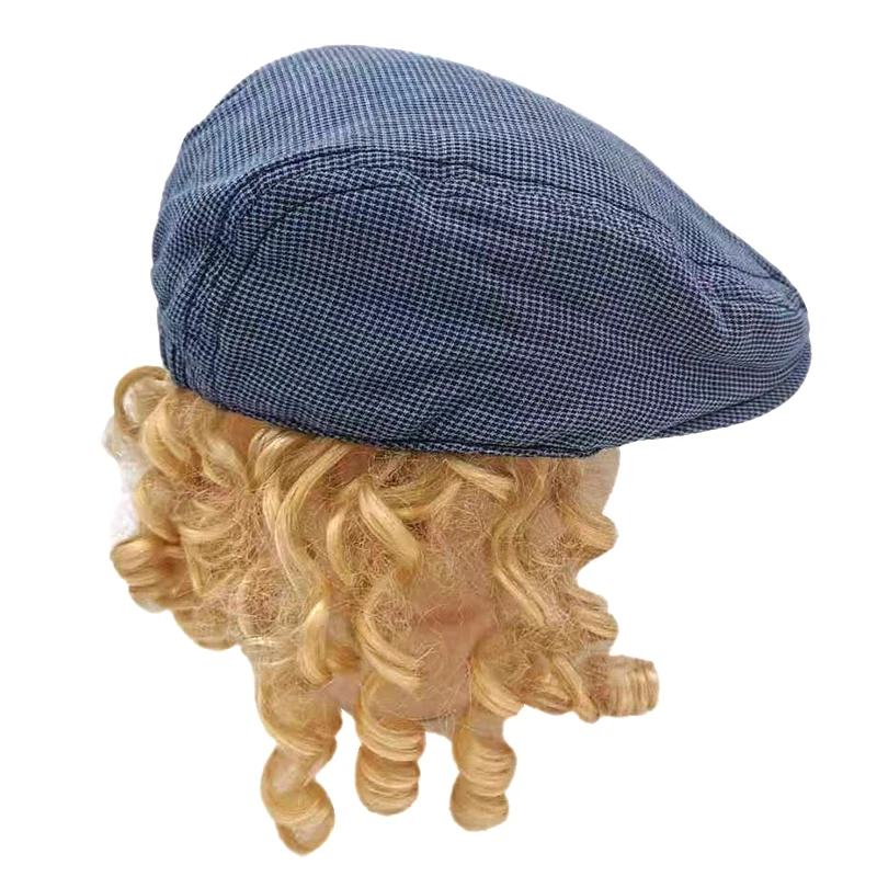 Детские шапки для девочек и мальчиков зимние теплые детские аксессуары синий