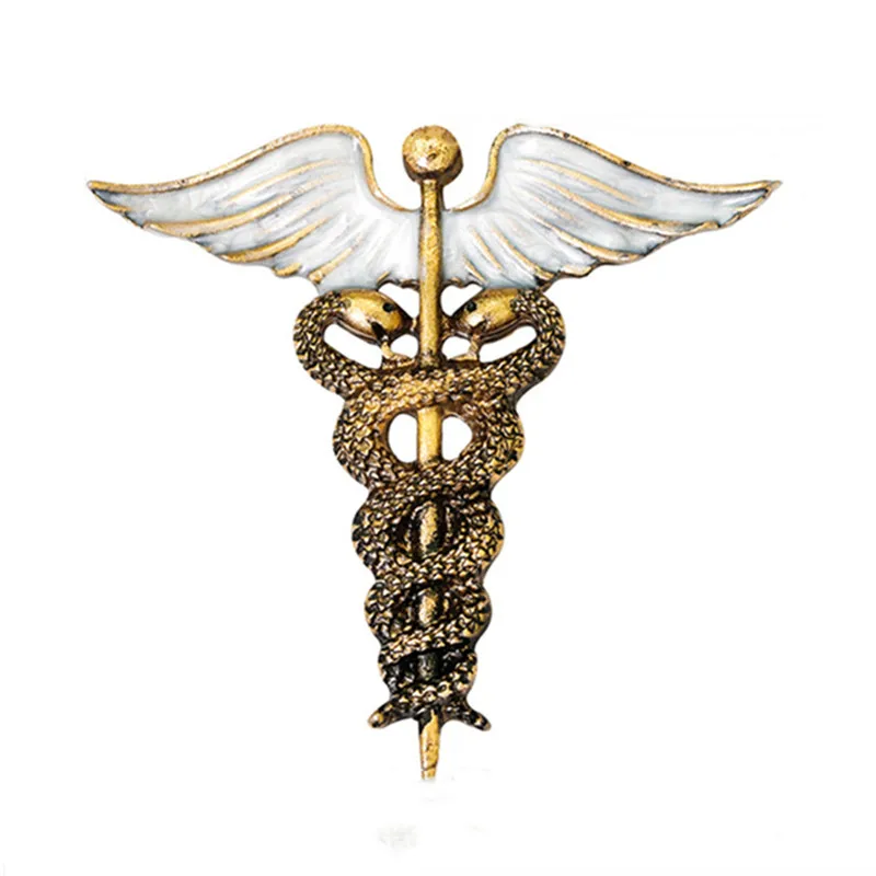Эмалированная брошь на булавке в форме крыла со змеей броши для женщин девушек