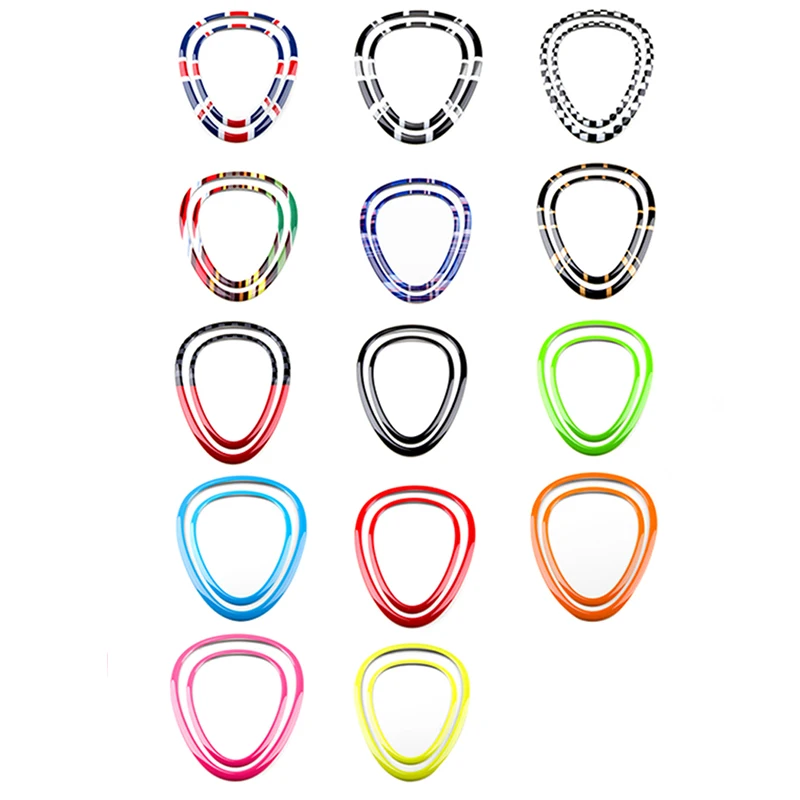 

2PCS Car interior center console speaker Air outlet decorative cover sticker For BMW MINI CooperS F54 F55 F56 F57Car Accessories