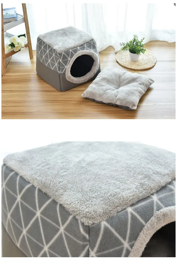 

Pet Dog CatHouse Four SeasonS Universal Cat'S Nest Cave Enclosed Space Capsule DogHouse Sleeping Tent Can Move LuxurY Cat Bed