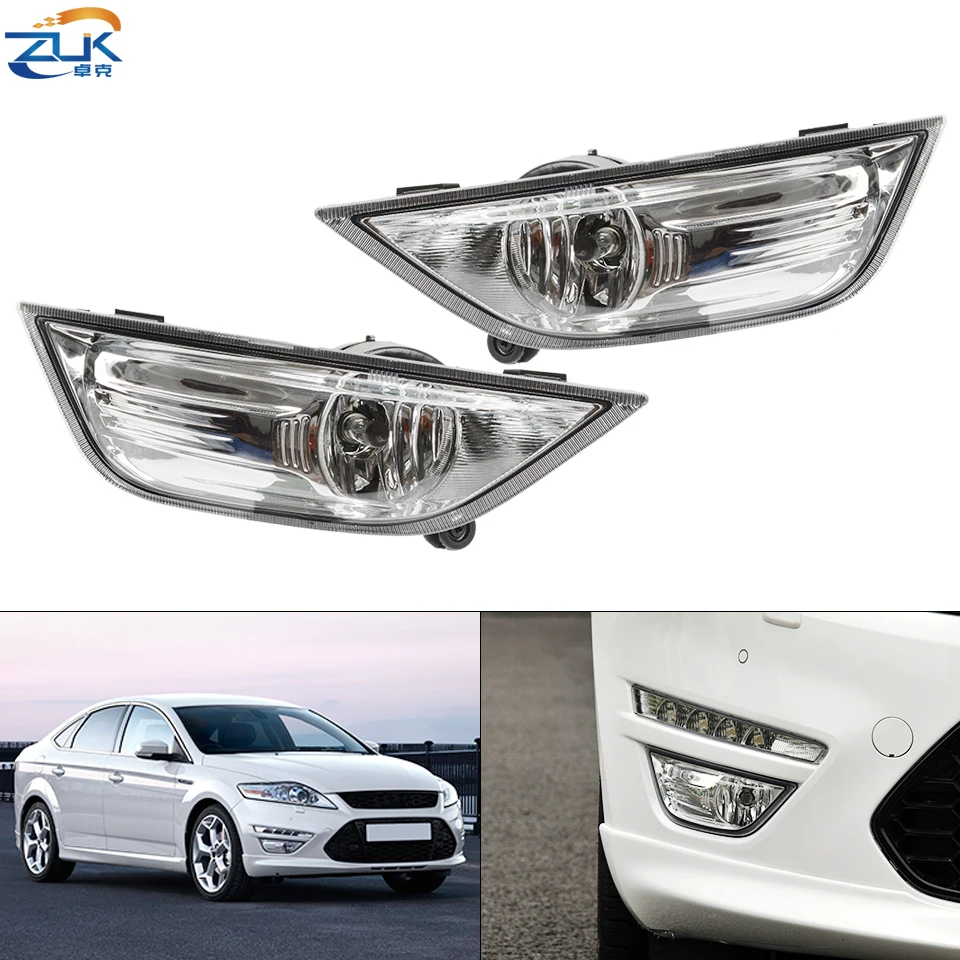 ZUK Противотуманные фары светильник переднего бампера лампы для Ford Mondeo Fusion MK4 2011 2012