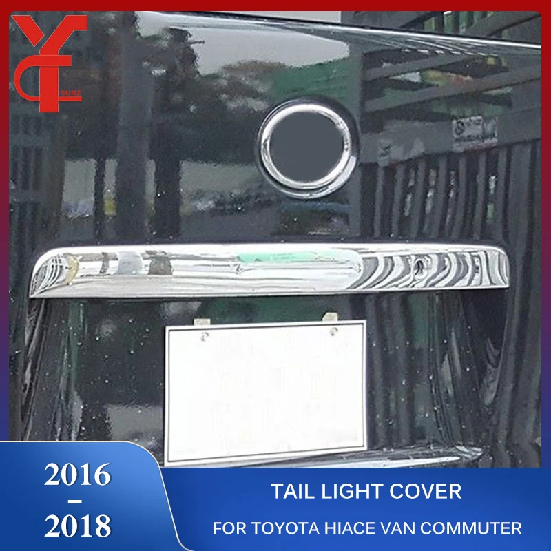 

Tailgate Trim For Toyota Hiace Van Commuter Quantum 2016 2017 2018 Exterior Accessories Tail Gate With Hole Chrome Parts Ycsunz