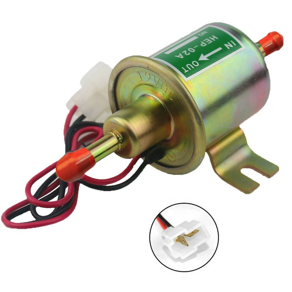 

Universal Electric Inline Fuel Pump 12V For Lawn Mowers Small Engine Gas Diesel