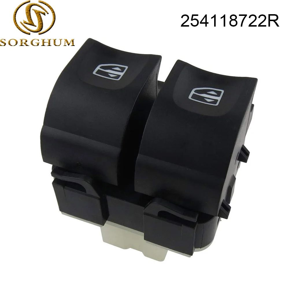 

254118722R New Electric Power Window Control Switch For Renault Duster Loga Thalia Captur Clio