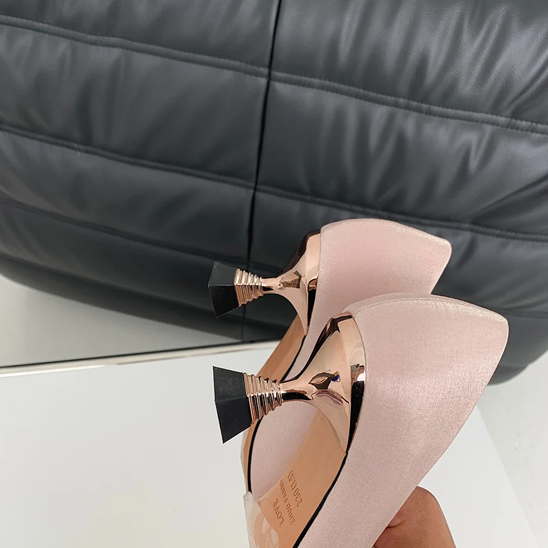 

Women Shoes High heels Ladies Heels Shoes 2021 New Style Women Pumps Ladies Shoes On Rhinestone Crystal Heels Sandals