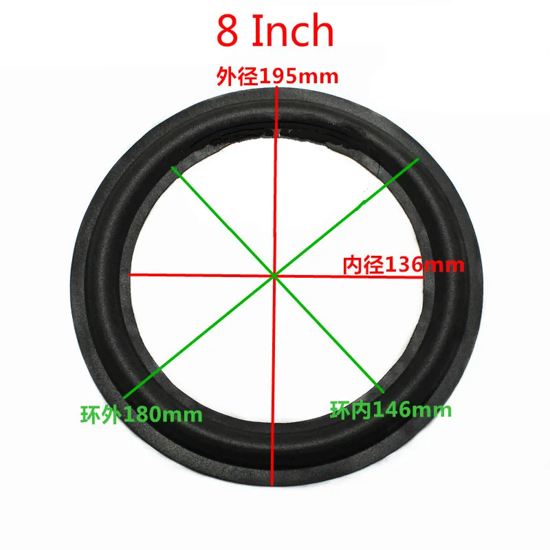 4 inch Speaker Foam Ring Repair Parts Surround For 5 6.5 8 10 Woofer Car Home Audio Diy On Sale | Электроника