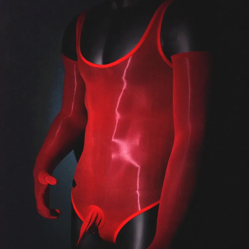 Сексуальное мужское нижнее белье глянцевый Шелковый купальник с мешочком для