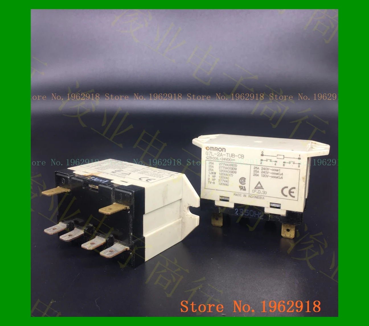 

G7L-2A-TUB-CB DC24V 25A 277VAC старый
