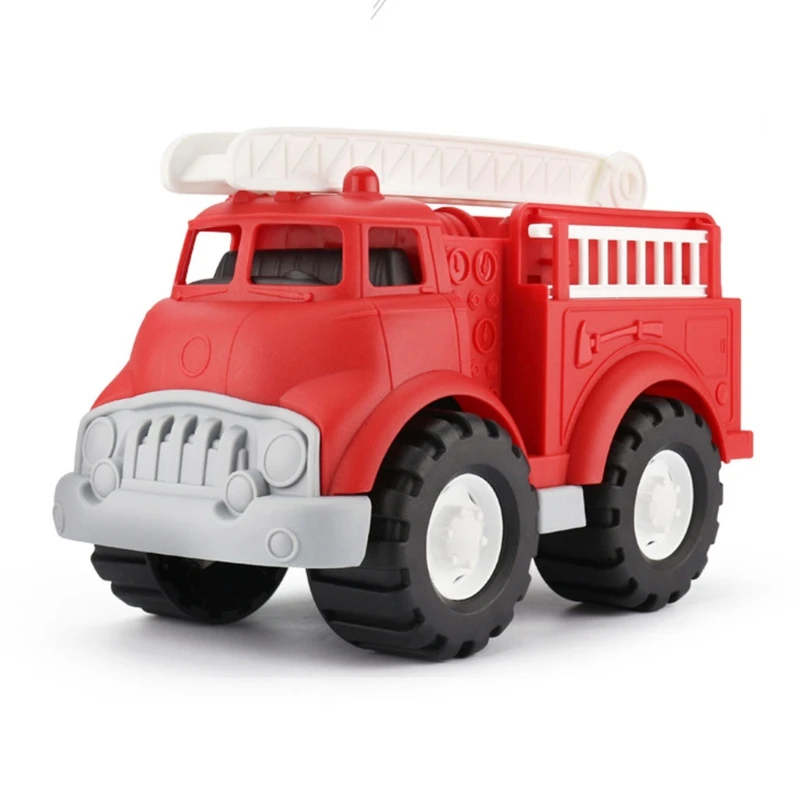 

54DF Imaginative Cool Front Fire Friction Inertia Powered Vehicles, 360 Rotating Ladder Stunt Cars for Kids Boys Gift