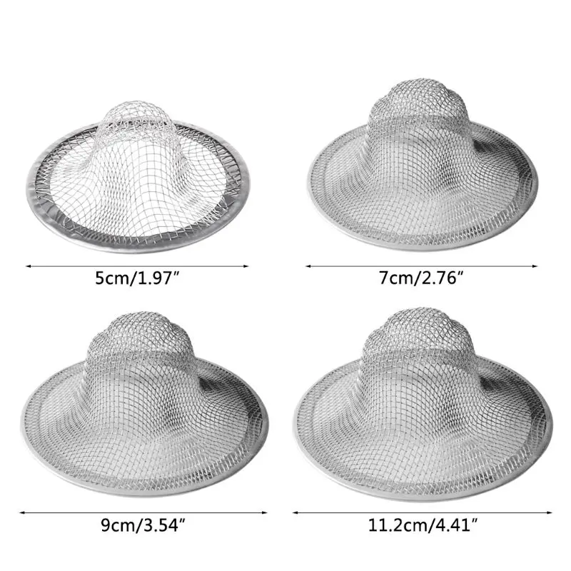 

1 Pc /Stainless Steel Kitchen Sink Strainer Hair Catcher Stopper Bathroom Bathtub Shower Drain Filter Percolator
