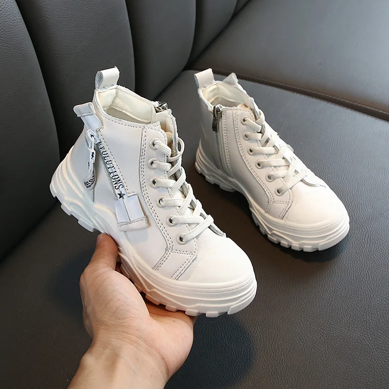 Ботинки для девочек 2020 осень и зима новые зимние ботинки британская ветровка