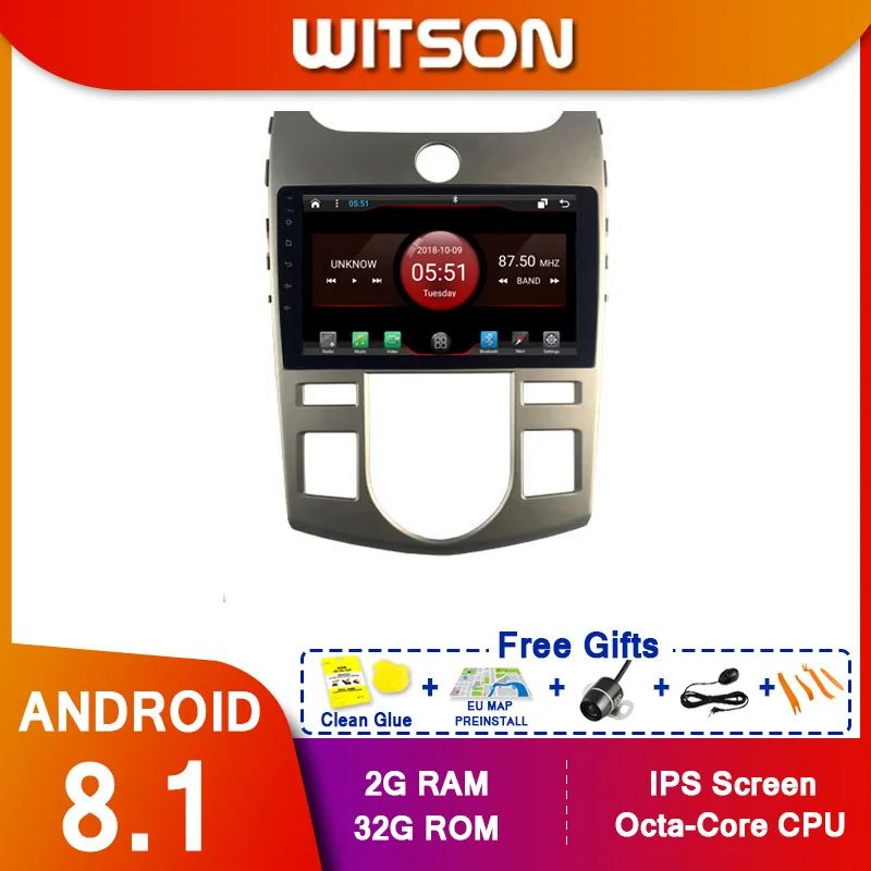 WITSON 9 &quotFULL HD сенсорный экран Android 10 0 Восьмиядерный Автомобильный GPS