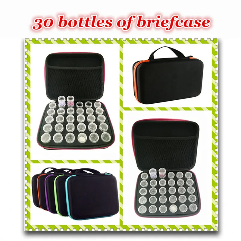 Новинка! 60 бутылки коробка для алмазной живописи инструментов хранения багажа