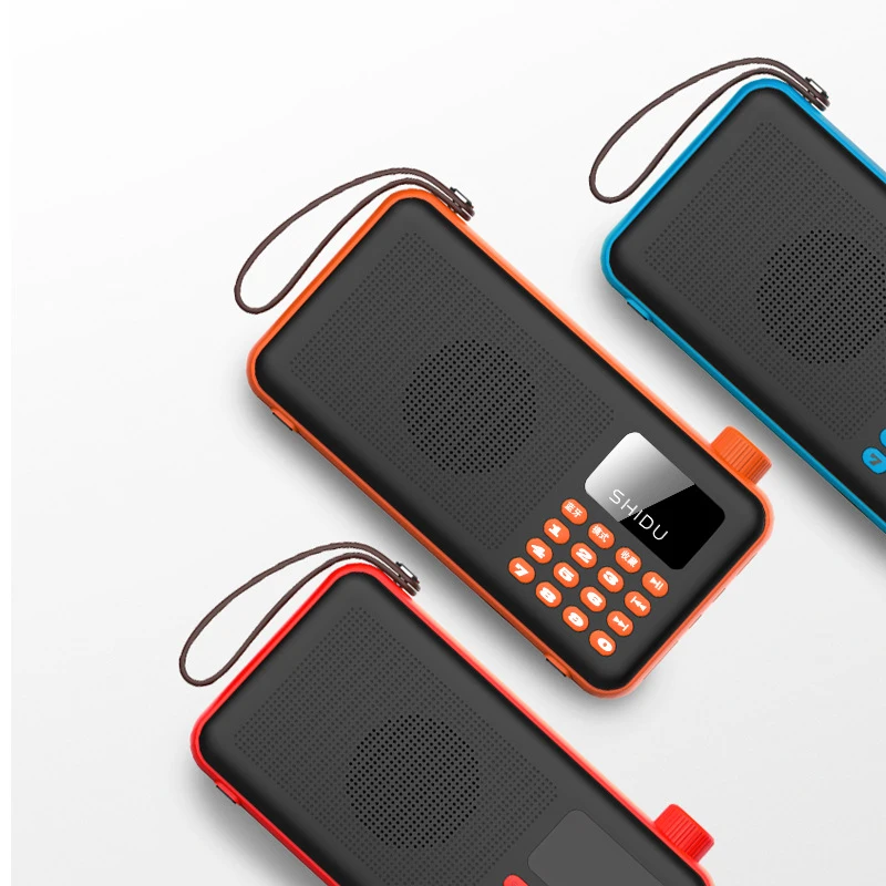 Shidu S155 FM Receiver Bluetooth Speaker U Disk TF Card MP3 Radio Portable Music Player Louderspeaker | Электроника
