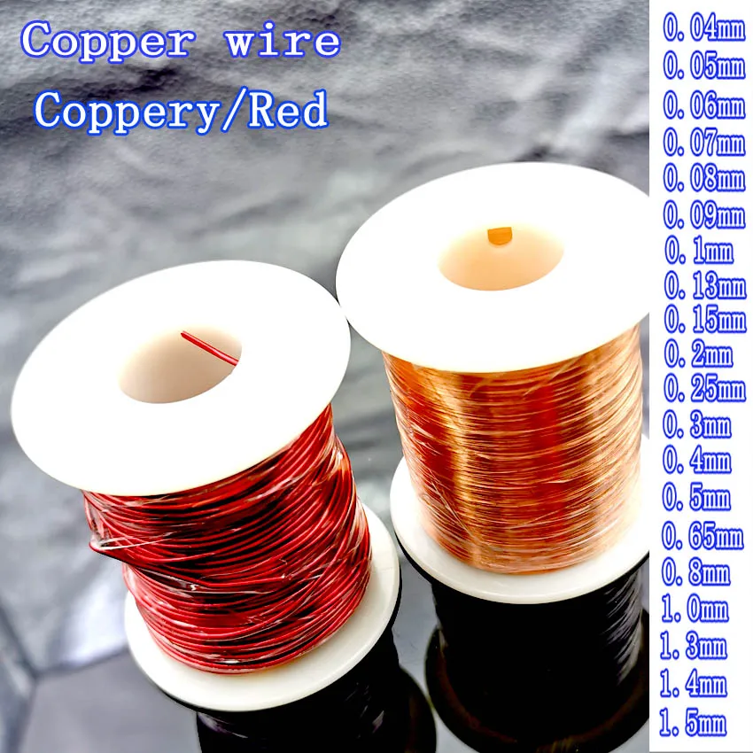 300g 0.4/0.13/0.8/0.16/1.5mm Enameled Copper Wire Magnet Wire Magnetic Coil Winding wire For Electromagnet Motor QA-1-155 2UEW
