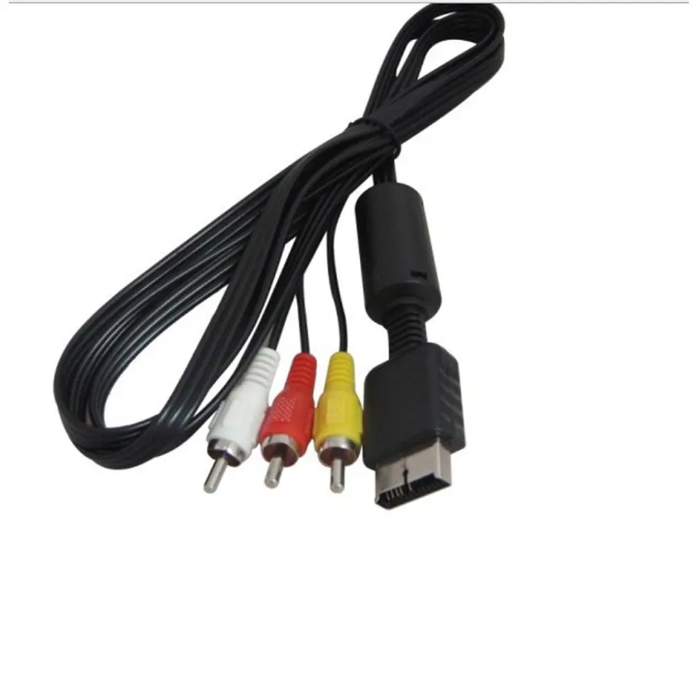 Кабель для преобразования Av 1 8 м Ps2/ps3 прочный медный материал аксессуары игр
