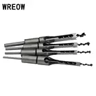 Спиральное сверло из быстрорежущей стали, для обработки дерева квадратные отверстия дюйма, 14-12 дюйма