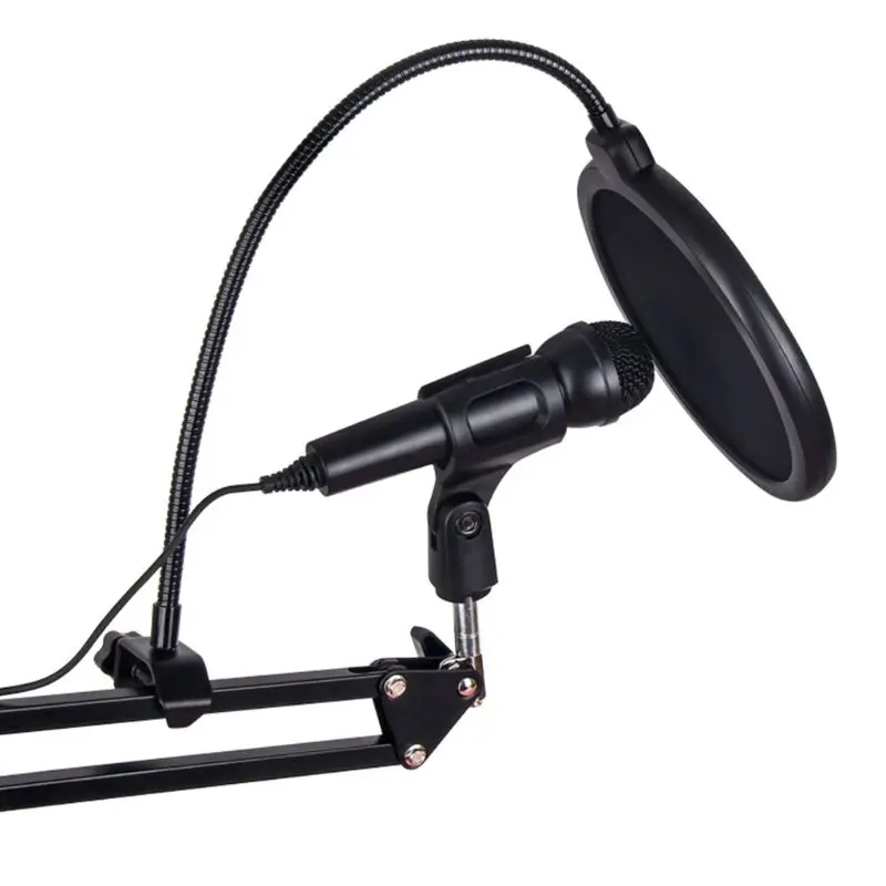 Противораспылительная крышка Студийный микрофон для записи Pop фильтр