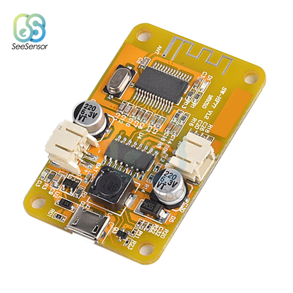 6 Вт моно Bluetooth цифровой усилитель плата микро USB мощности аудио приемник модуль