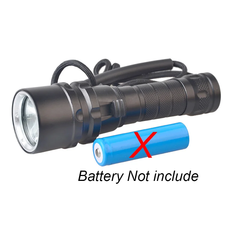 TMWT компактный и мощный подводный Фонари XML-T6 Cree Led Дайвинг Фонарь с белым УФ-красный или желтый свет