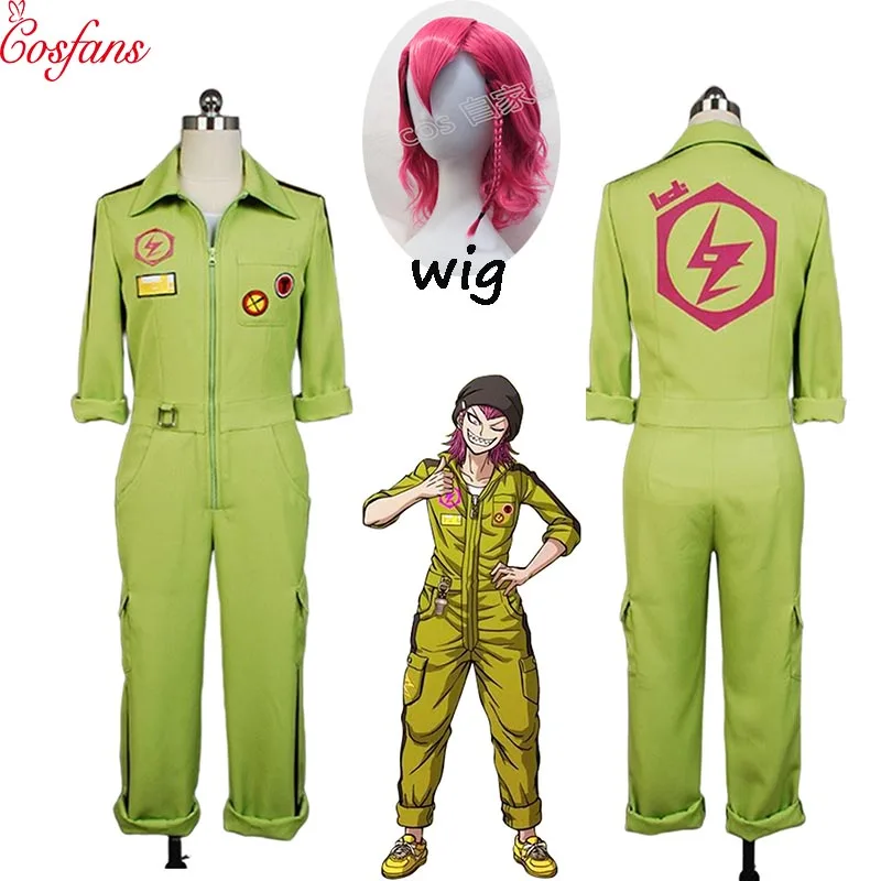 Аниме Косплей супер данганронпа2 Kazuichi Souda Костюм Полный комплект наряд для мужчин
