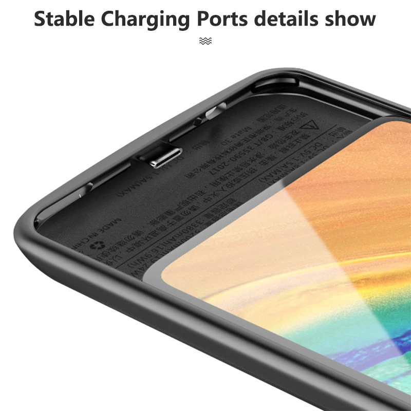 

5200mAh Battery Charger Case for Huawei Mate 30 Battery Case Soft TPU Power Bank Backup Charger Case Cover for Huawei Mate 30