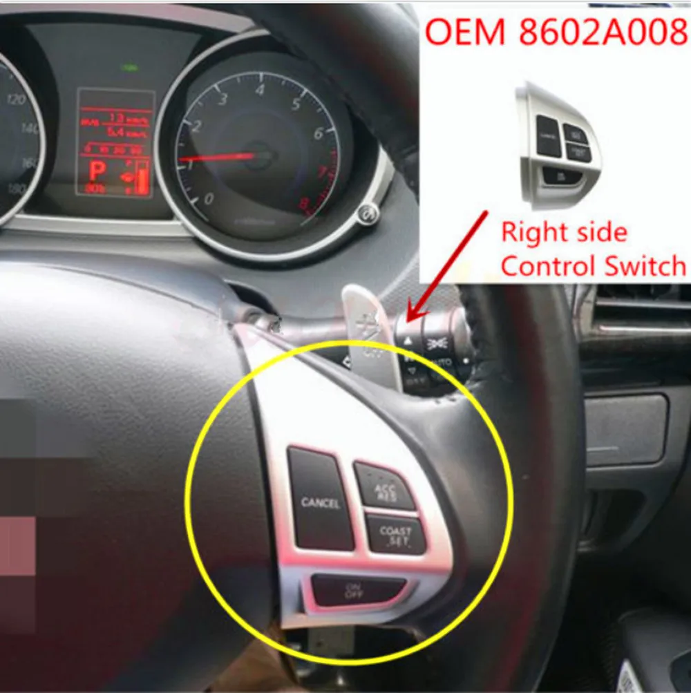 Кнопки управления круиз контролем кнопки на руль для Mitsubishi ASX Outlander XL 2007 2012