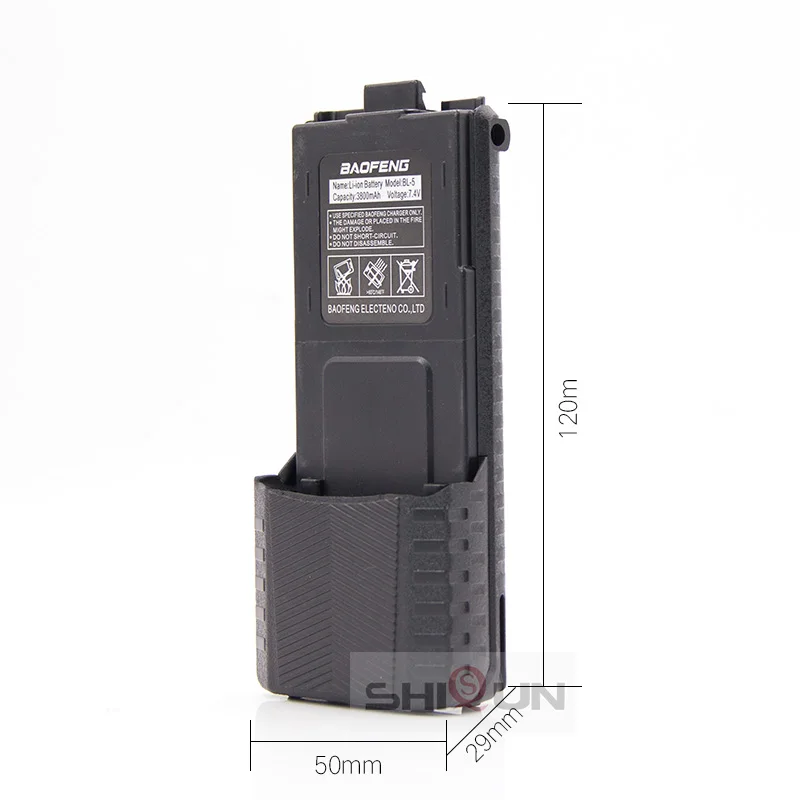 Original Baofeng UV-5R Walkie Talkie Large Capacity Battery BL-5L 7.4v 3800mAh For BF-F8 UV-5RA UV-5RE DM-5R UV5R UV5RE Charger